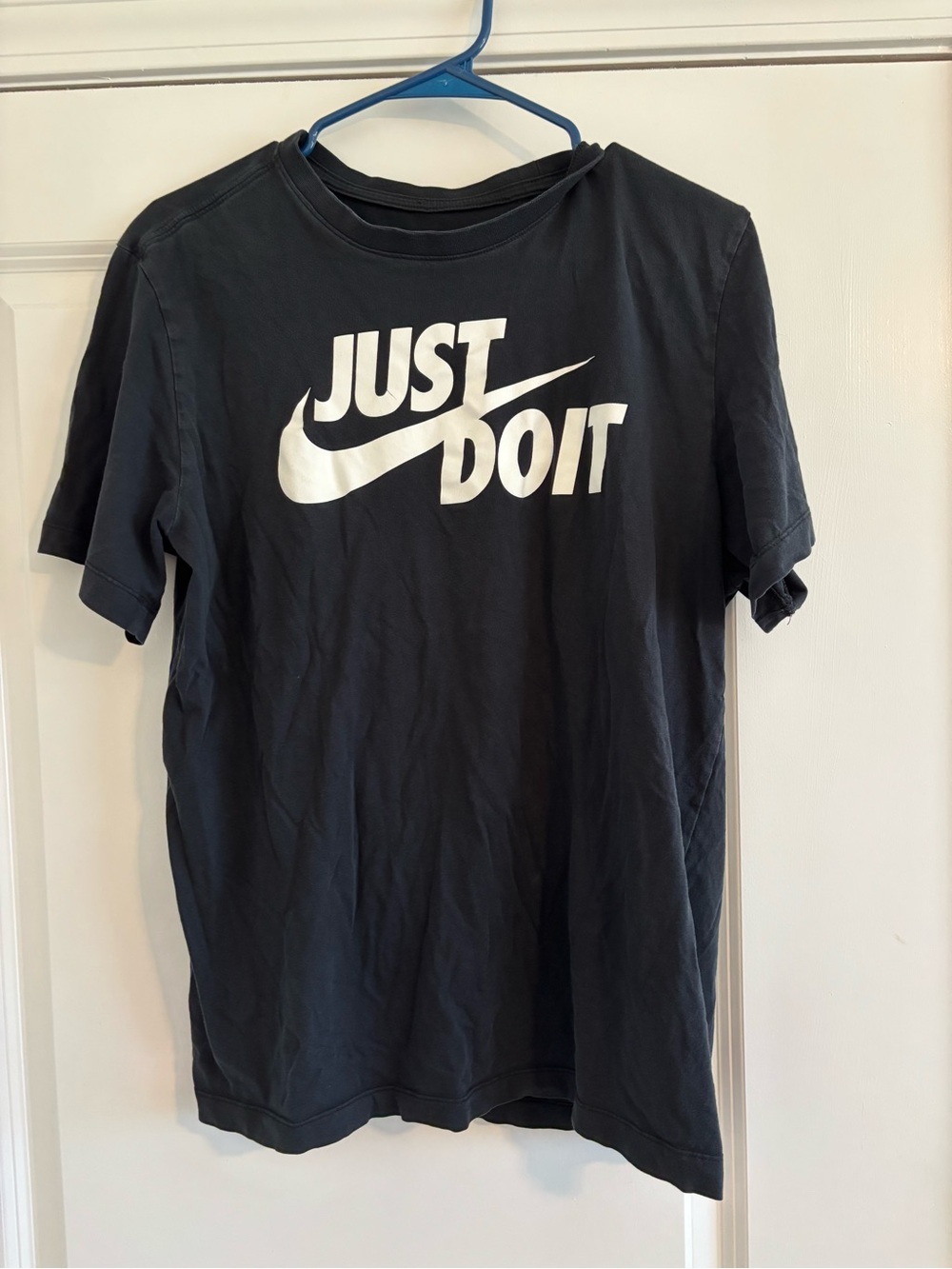 Mens Nike Just do it Black T-Shirt Size Large